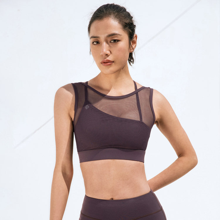 Push-up Mesh Backless Bra