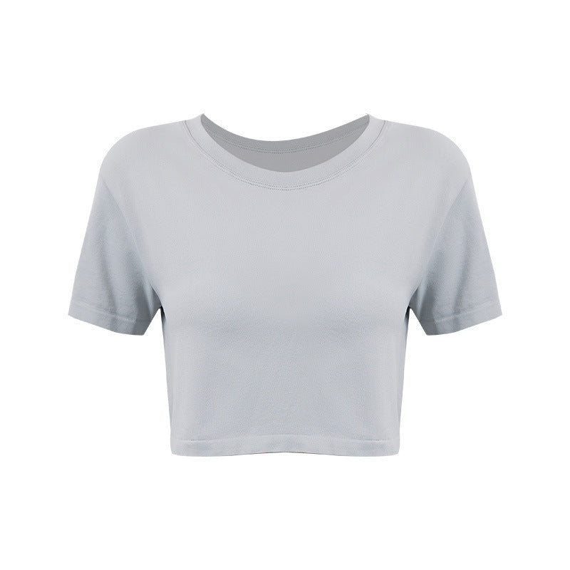 Cropped Short Sleeved T Shirt