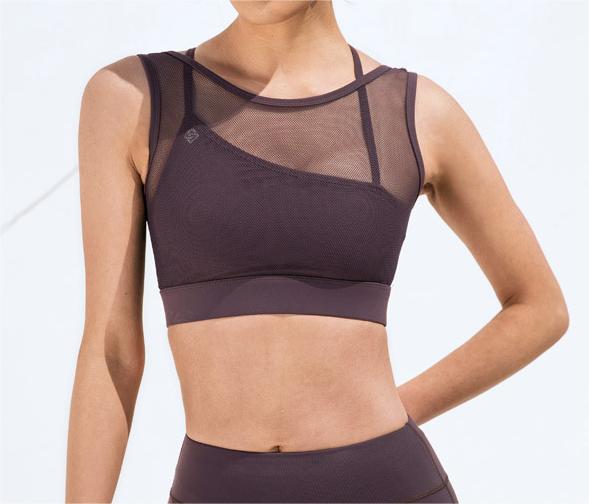 Push-up Mesh Backless Bra